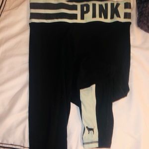 Full length mint PINK leggings